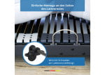 Einfache Montage an den Seiten  des Lattenrostes