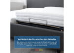 Metall Haltebügel für Matratzen. Verhindert Verrutschen der Matratze speziell auf Motorlattenrosten