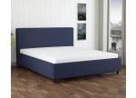 Marineblau 3920 Tia - 30cm Rahmen,100cm Kopfteil, 12cm Füße