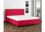 Rot 5579 Tia - 30cm Rahmen,100cm Kopfteil, 12cm Füße - Polsterbett 180x200