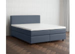 Dunkelgrau 5311 Loto - 30cm Box,100cm Kopfteil, 6cm Füße - Boxspringbett 160x180