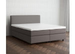 Hellgrau 5246 Tia - 30cm Box,100cm Kopfteil, 6cm Füße - Boxspringbett 150x200