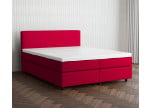 Rot 5579 Tia - 30cm Box,100cm Kopfteil, 6cm Füße - Boxspringbett 160x180