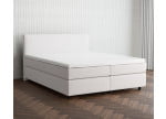 Lichtgrau 9130 Tia - 30cm Box,100cm Kopfteil, 6cm Füße - Boxspringbett 160x180