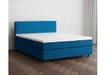 Petrol 9324 Tia - 30cm Box,100cm Kopfteil, 6cm Füße - Boxspringbett 160x180