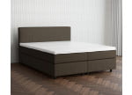 Taupe 18-72 Woolyun - 30cm Box,100cm Kopfteil, 6cm Füße - Boxspringbett 160x180