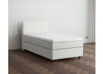 Weiss 5285 Loto - 30cm Box,100cm Kopfteil, 6cm Füße - Boxspringbett 130x200