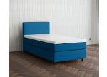 Petrol 9324 Tia - 30cm Box,100cm Kopfteil, 6cm Füße - Boxspringbett 130x200