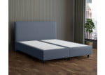 Dunkelgrau 5311 Loto - 30cm Box,100cm Kopfteil, 12cm Füße - Boxspringbett ohne Matratze 300x220