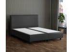 Schwarz 7006 Loto - 30cm Box,100cm Kopfteil, 12cm Füße - Boxspringbett ohne Matratze 300x220