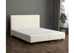 Beige 793 Loto - 30cm Box, 100cm Kopfteil, 12cm Füße - Boxspringbett ohne Matratze 160x200