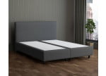 Dunkelgrau 5711 Tia - 30cm Box,100cm Kopfteil, 12cm Füße - Boxspringbett ohne Matratze 180x220