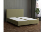 Grüngelb 9636 Tia - 30cm Box,100cm Kopfteil, 12cm Füße - Boxspringbett ohne Matratze 300x220