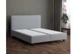 Grau 24-24 Woolyun - 30cm Box,100cm Kopfteil, 12cm Füße - Boxspringbett ohne Matratze 300x220