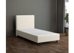Beige 793 Loto - 30cm Box,100cm Kopfteil, 12cm Füße - Boxspringbett ohne Matratze 80x200