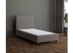 Hellgrau 5246 Tia - 30cm Box,100cm Kopfteil, 12cm Füße - Boxspringbett ohne Matratze 100x200