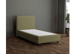 Grüngelb 9636 Tia - 30cm Box,100cm Kopfteil, 12cm Füße - Boxspringbett ohne Matratze 100x200