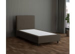 Taupe 18-72 Woolyun - 30cm Box,100cm Kopfteil, 12cm Füße - Boxspringbett ohne Matratze 100x200