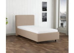 Beige 3315 Tia - 30cm Rahmen,100cm Kopfteil, 12cm Füße