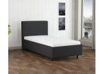 Schwarz 7006 Tia - 30cm Rahmen,100cm Kopfteil, 12cm Füße