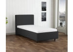 Schwarz 7006 Tia - 30cm Rahmen,100cm Kopfteil, 12cm Füße