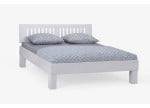 Avant Massivholzbett 180x200 Buche Weiß lackiert mit 27cm Füßen