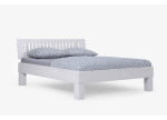 Avant Massivholzbett 180x200 Buche Weiß lackiert mit 27cm Füßen