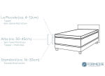 Alto für hohe Matratzen bis 45cm Höhe