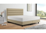 Dory Beige 15 (Abb. Kopfteil 120cm, Boxspring 20cm, Füße 12cm)