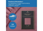 Bella Donna Premium La Piccola DUO 1 - Spannbettlaken für Topper bis 12 cm Höhe mit elektrischer Kopfverstellung