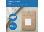 Formesse Satinesse Air Silver - Matratzen-Schonbezug im Spannbetttuch-Format für Matratzen bis 45 cm Höhe