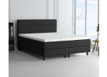 Schwarz 7006 Loto - 20cm Box, 110cm Kopfteil, 12cm Füße