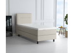 Cremeweiß 3906 Tia - 20cm Box, 110cm Kopfteil, 12cm Füße