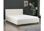 Cremeweiß 3906 Tia - 30cm Rahmen,100cm Kopfteil, 12cm Füße