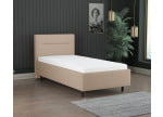 Beige 3315 Tia - 30cm Rahmen,100cm Kopfteil, 12cm Füße