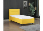 Senfgelb 5569 Tia - 30cm Rahmen,100cm Kopfteil, 12cm Füße - Polsterbett 90x210