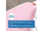 Ersatz Kaltschaum-Topperkern - federt das Körpergewicht dynamisch ab und stützt genau dort, wo der Köper es gebraucht wird