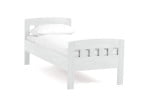Buche weiß lackiert - Komfortbett Eins