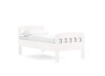 03 Buche weiß lackiert - Komfortbett Eins