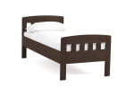 Buche wenge lackiert - Komfortbett Eins