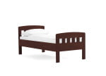 04 Buche wenge lackiert - Komfortbett Eins