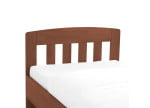 Buche walnuss lackiert - Komfortbett Eins
