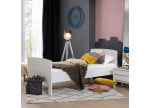 Buche weiß lackiert - Komfortbett Fünf