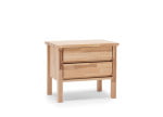Nachttisch - 2 Schubladen - Kernbuche