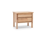 Nachttisch - 2 Schubladen - Kernbuche