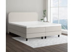Cremeweiß 3906 Tia - 15cm Box,100cm Kopfteil, 12cm Füße