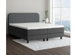 Dunkelgrau 5711 Tia - 15cm Box,100cm Kopfteil, 12cm Füße