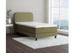 Grüngelb 9636 Tia - 15cm Box,100cm Kopfteil, 12cm Füße