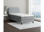 Grau 24-24 Woolyun - 15cm Box,100cm Kopfteil, 12cm Füße