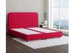Rot 5579 Tia  - 20cm Box,100cm Kopfteil, 6cm Füße - Boxspringbett ohne Matratze